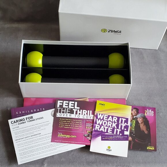 Zumba Fitness Exhilerate Workout 7 DVD Set with Toning Sticks - Picture 5 of 7